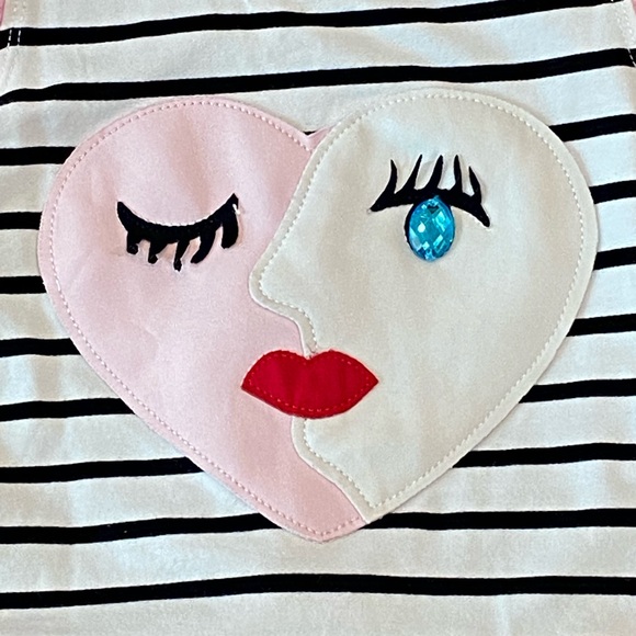 Biscotti Girls' Heart Face Dress with Frilled Skirt - Picture 4 of 6